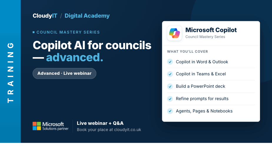 Copilot AI for councils — advanced webinar